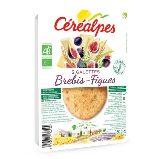 CEREALPES -- Galette brebis. figue 2x90g