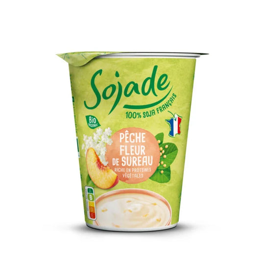 Sojade peche/fleur de sureau 400g