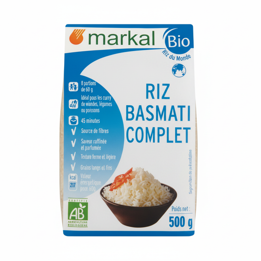 MARKAL -- Riz basmati complet 500g