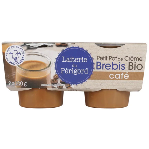 LAITERIE DU PERIGORD -- Creme brebis cafe *