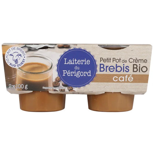 LAITERIE DU PERIGORD -- Creme brebis cafe *