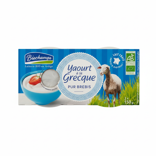 BIOCHAMPS -- Yaourt grecque au lait de brebis