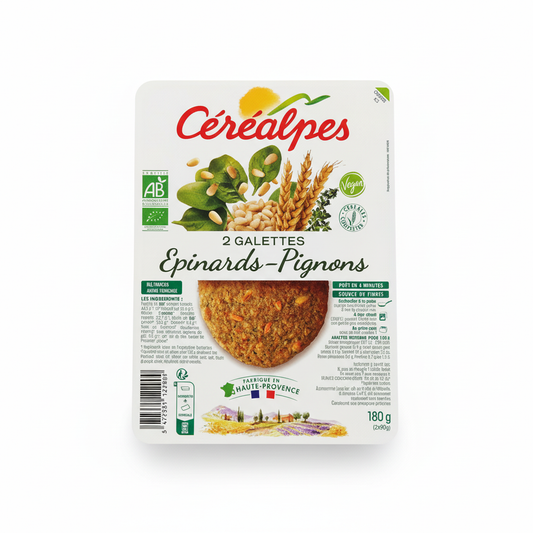 Galette epinard pignons 2x90g