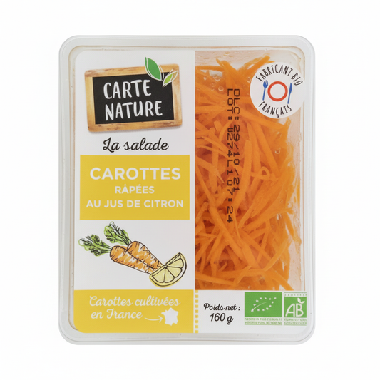 Salade carottes jus citron 160g
