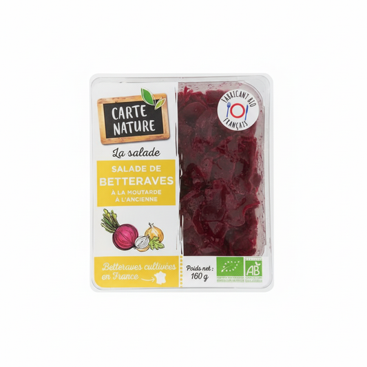 CARTE NATURE -- Salade de betteraves a la moutarde ancie