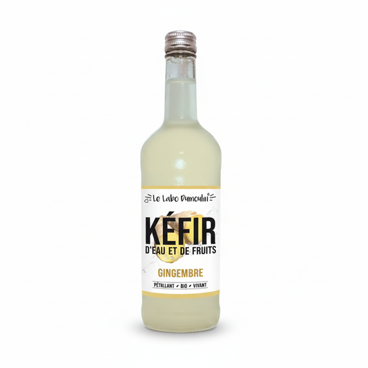 Kefir d'eau et de fruits gingembre