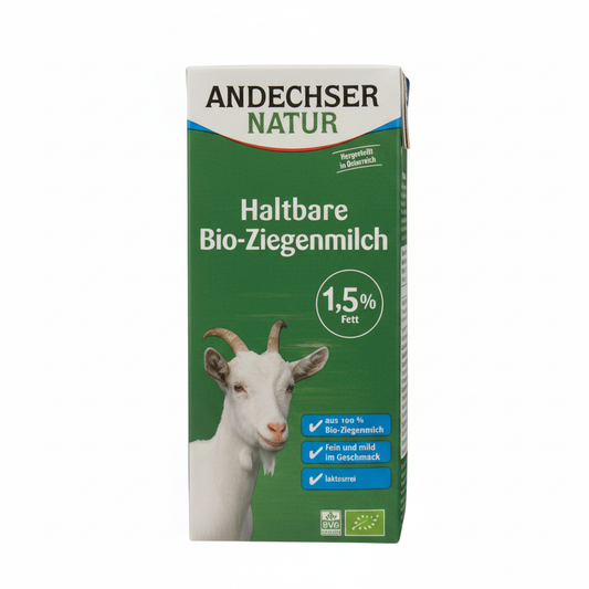 ANDECHSER -- Lait de chevre 1.5% - 1 litre