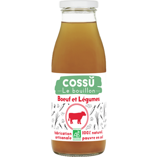 Bouillon liquide de bœuf et légumes bio - 1
