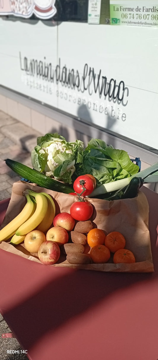 Panier de fruits et légumes de saison BIO