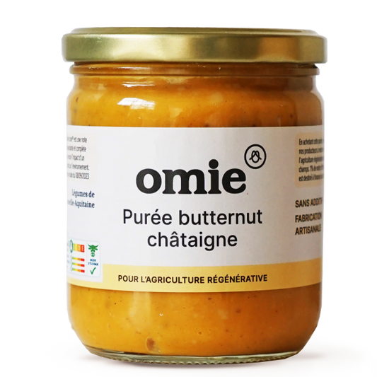 Omie -- Purée butternut châtaigne bio (légumes de charente) - 380 g